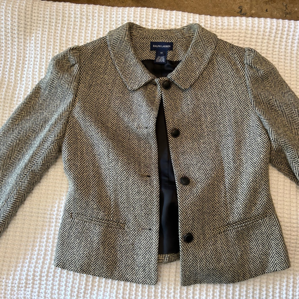 Ralph Lauren Pleaded Blazer
